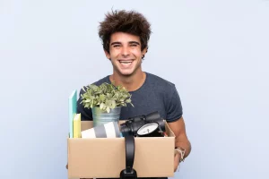 etudiant carton demenagement