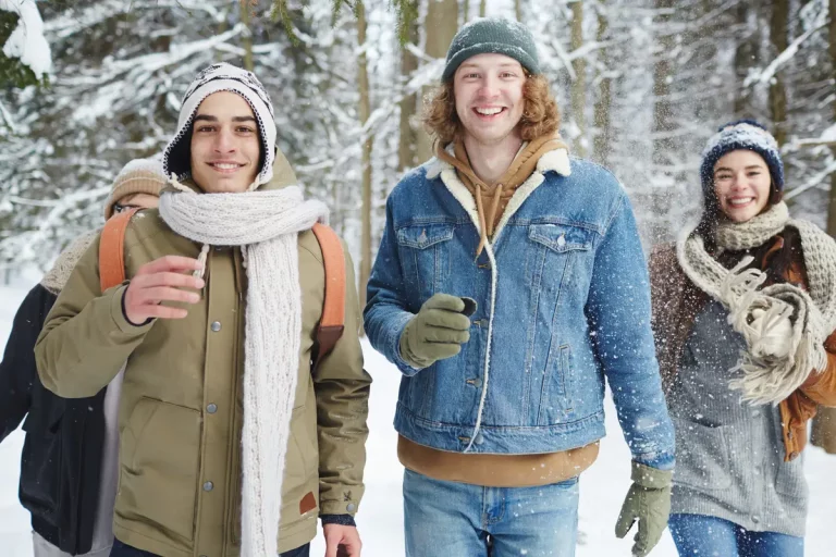 étudiants hiver montagne